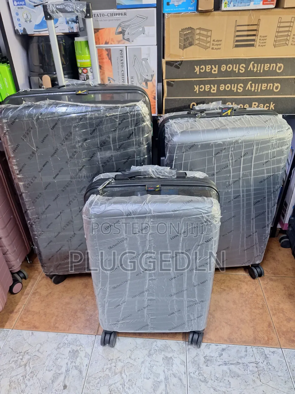 Rubber Rolley Suitcases Big Size
