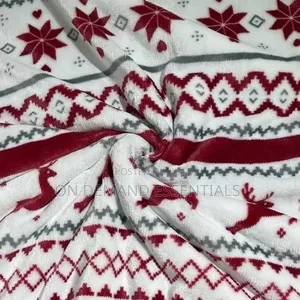 Christmas Fleece Throw Blanket Double Sided