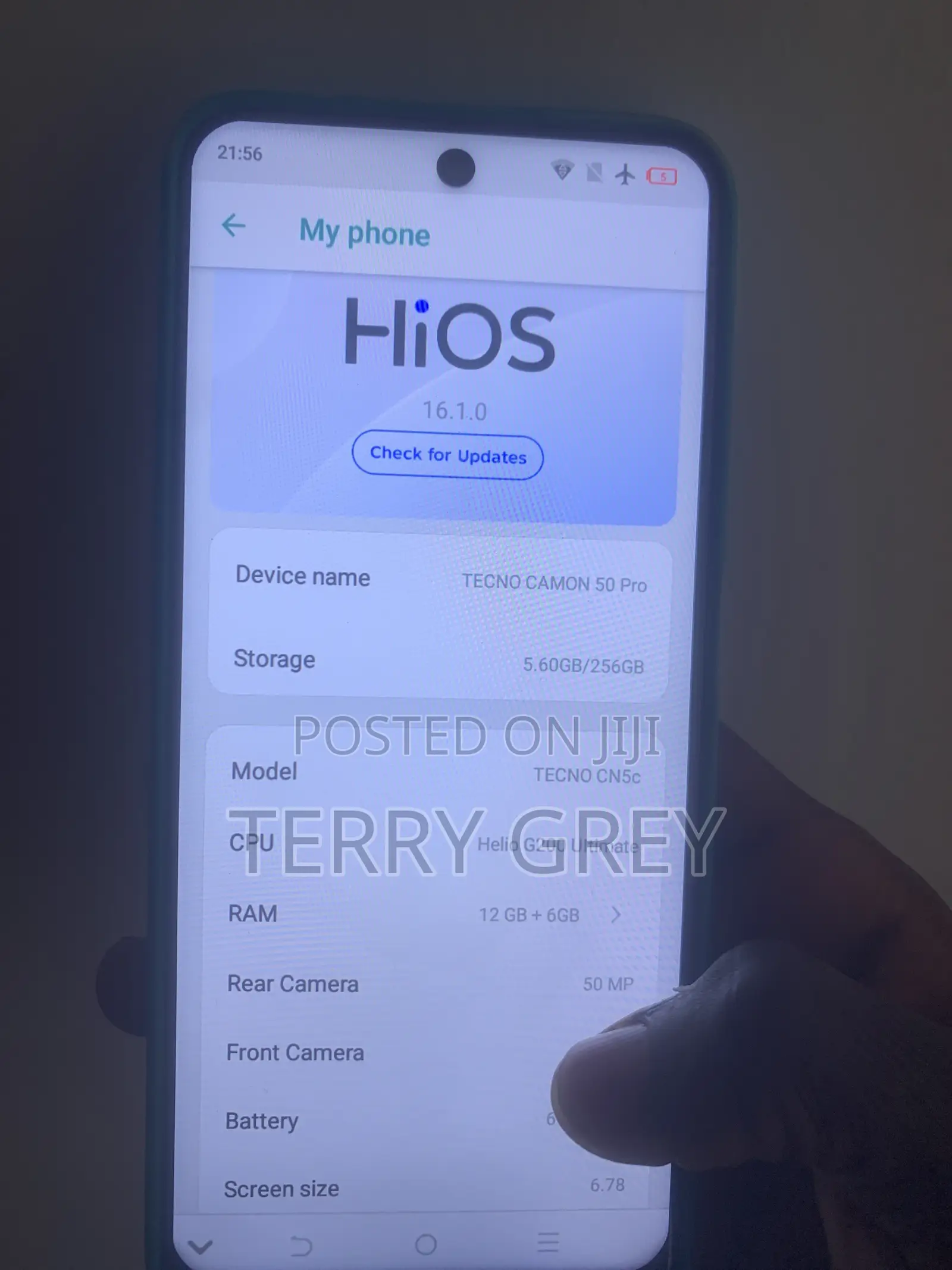 Tecno Camon 50 Pro 256 GB Green