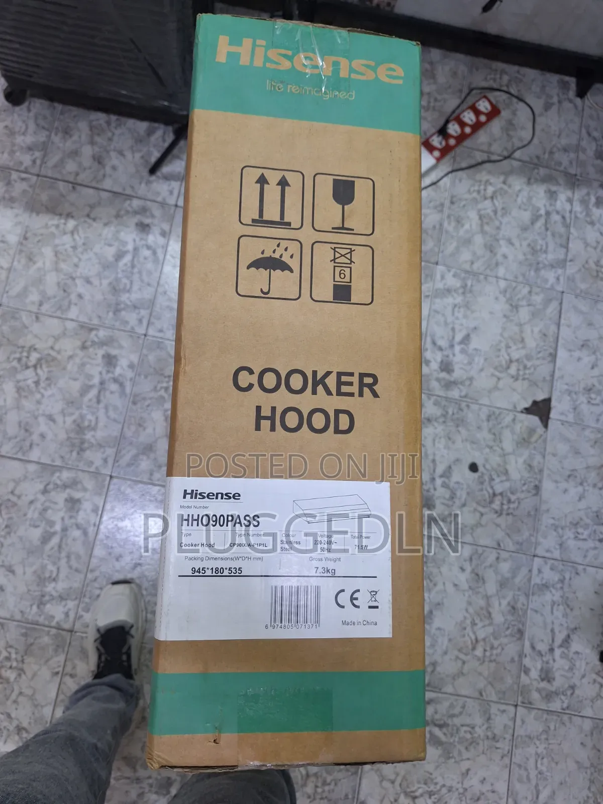 Hisense 90cm Cooking Extractor/Hood HHO90PASS