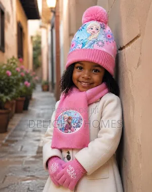 3pcs Frozen Themed Hat Beanie Cap_re