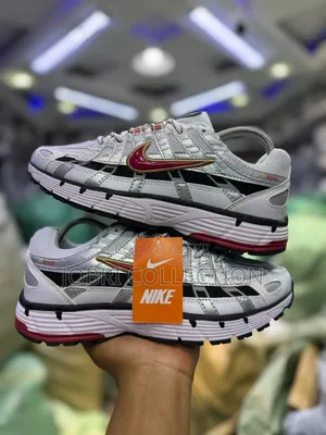 Nike P-6000” Metallic Silver Red “ Sneakers