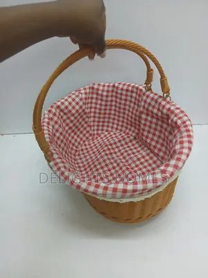 Picnic Outdoor /Shopping Basket With Cloth-Alp
