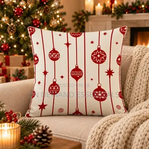 4pc Set Cushion Cover 45x45 Christmas Decorations