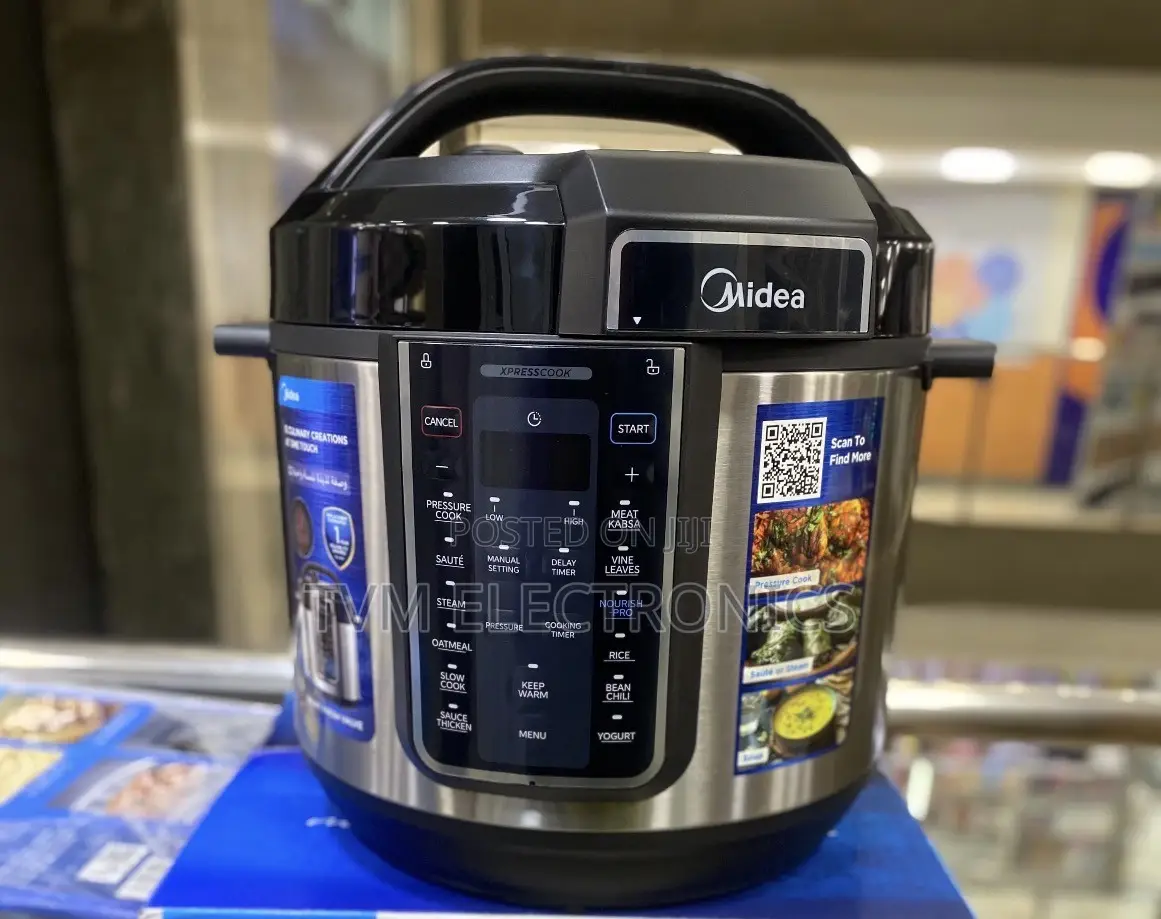 Midea 8L Stainless Steel Pressure Cooker