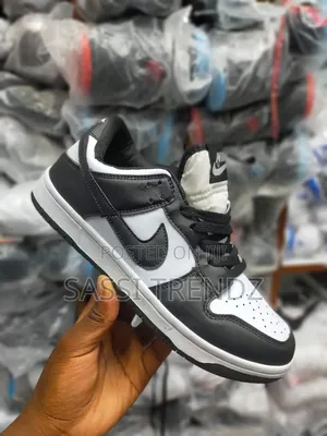 SB DUNK NIKE SNEAKERS ( Black & White)