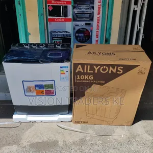 Ailyons Awtt10h 10kg Twin Tub Top Load Washing Machine