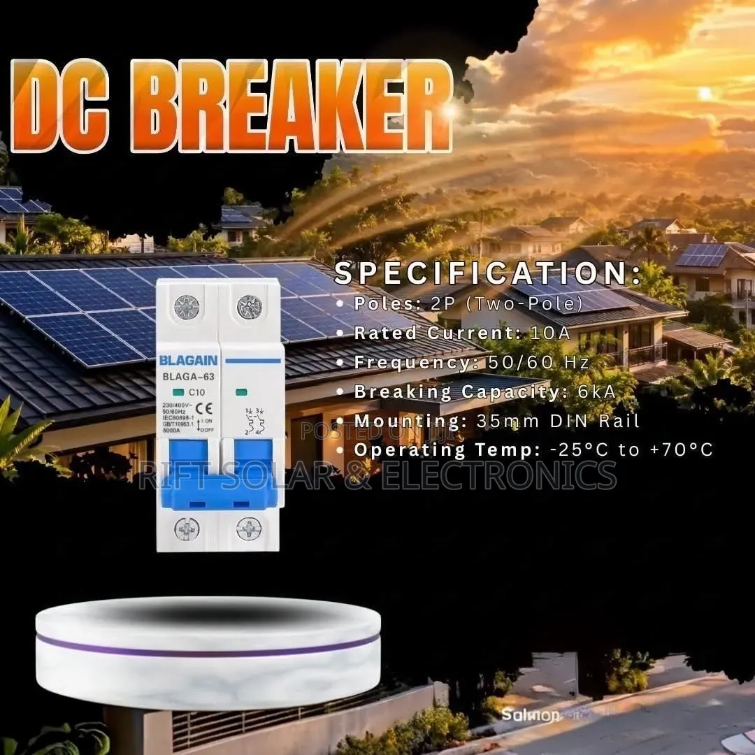 63A Solar DC Breaker Switch.