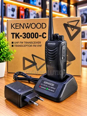 TK 3000C UHF Kenwood Handheld Radio With Rechargeable Battery