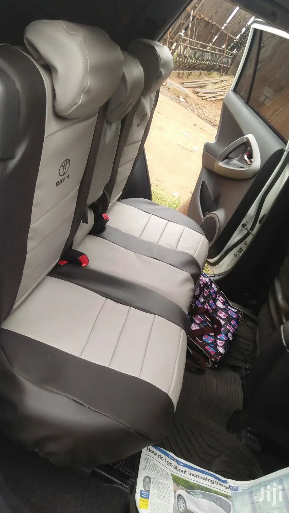 Black Grey Seat Covers