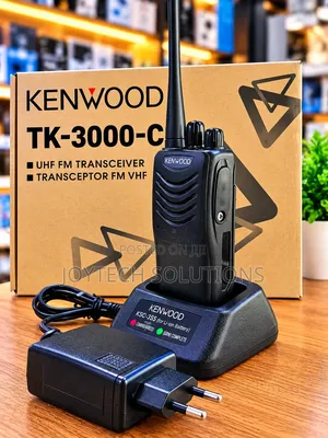 Kenwood TK-3000-C Business Walkie Talkie Radio & Charging Base