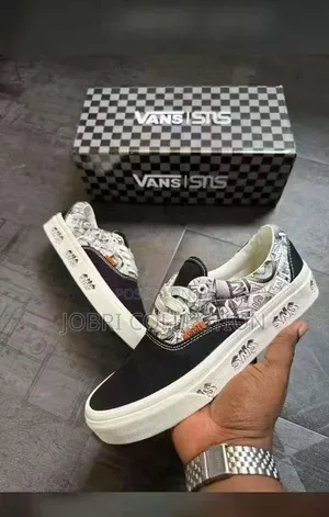 Designer Vans Print Sneakers