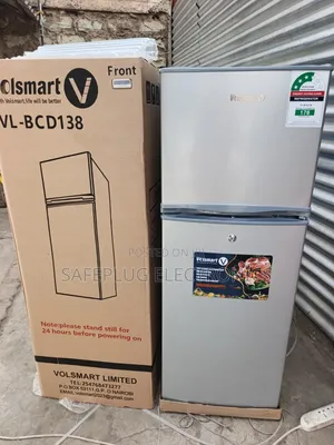 Volsmart 138L Double Door Fridge – Ideal for Home & Office