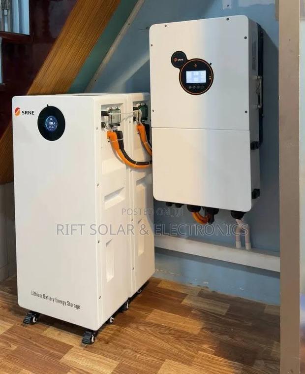 SRNE 12kva Inverter - 16kwh Lithium Ion Battery Combo - main view