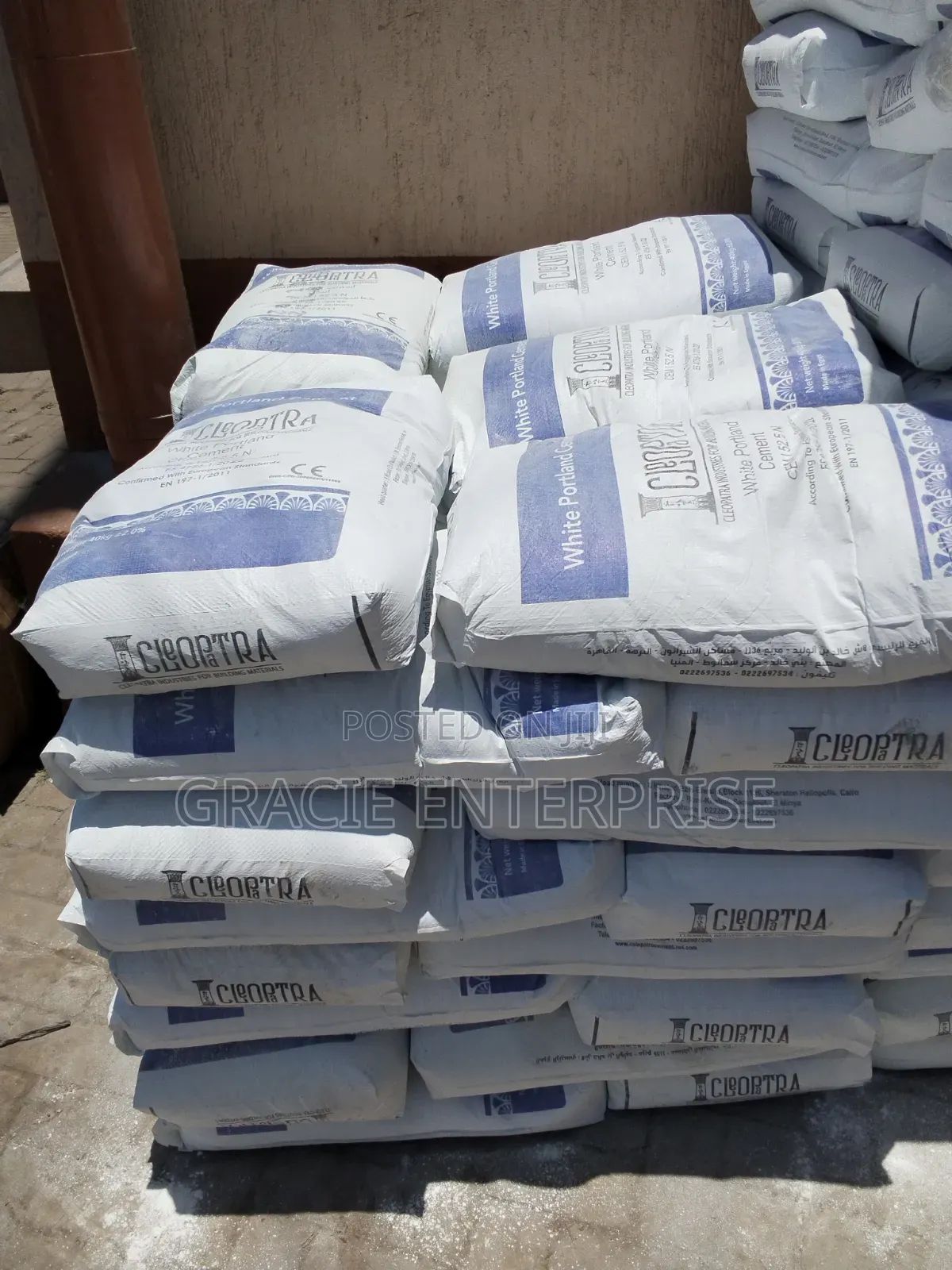 Cleopatra White Cement 40kgs, 52.5N