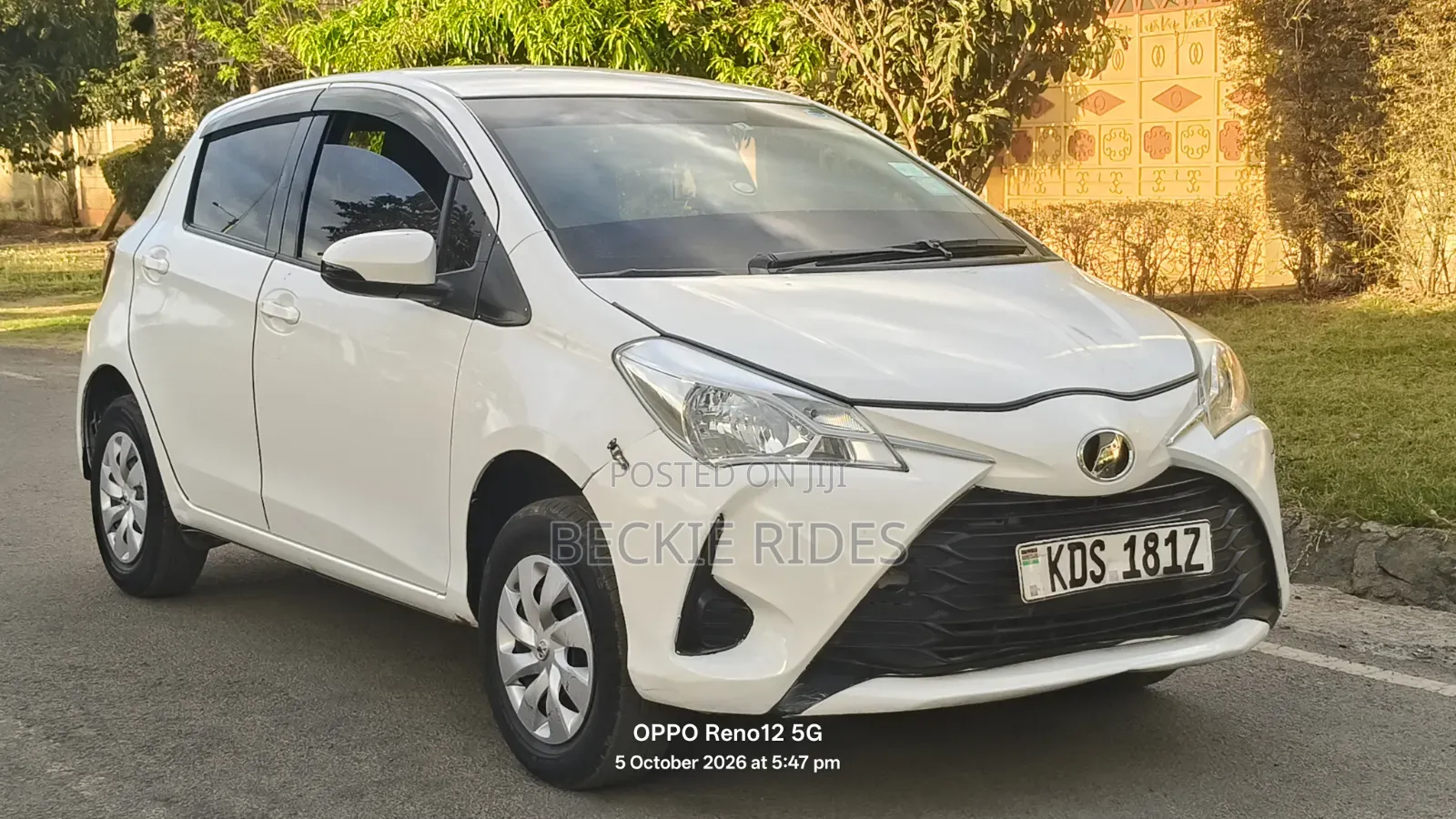 Toyota Vitz 2017 Pearl