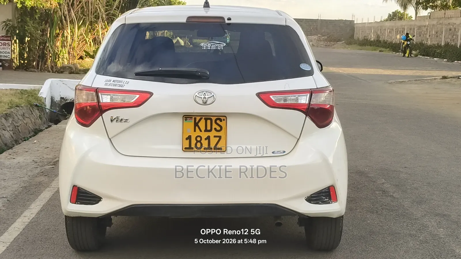 Toyota Vitz 2017 Pearl