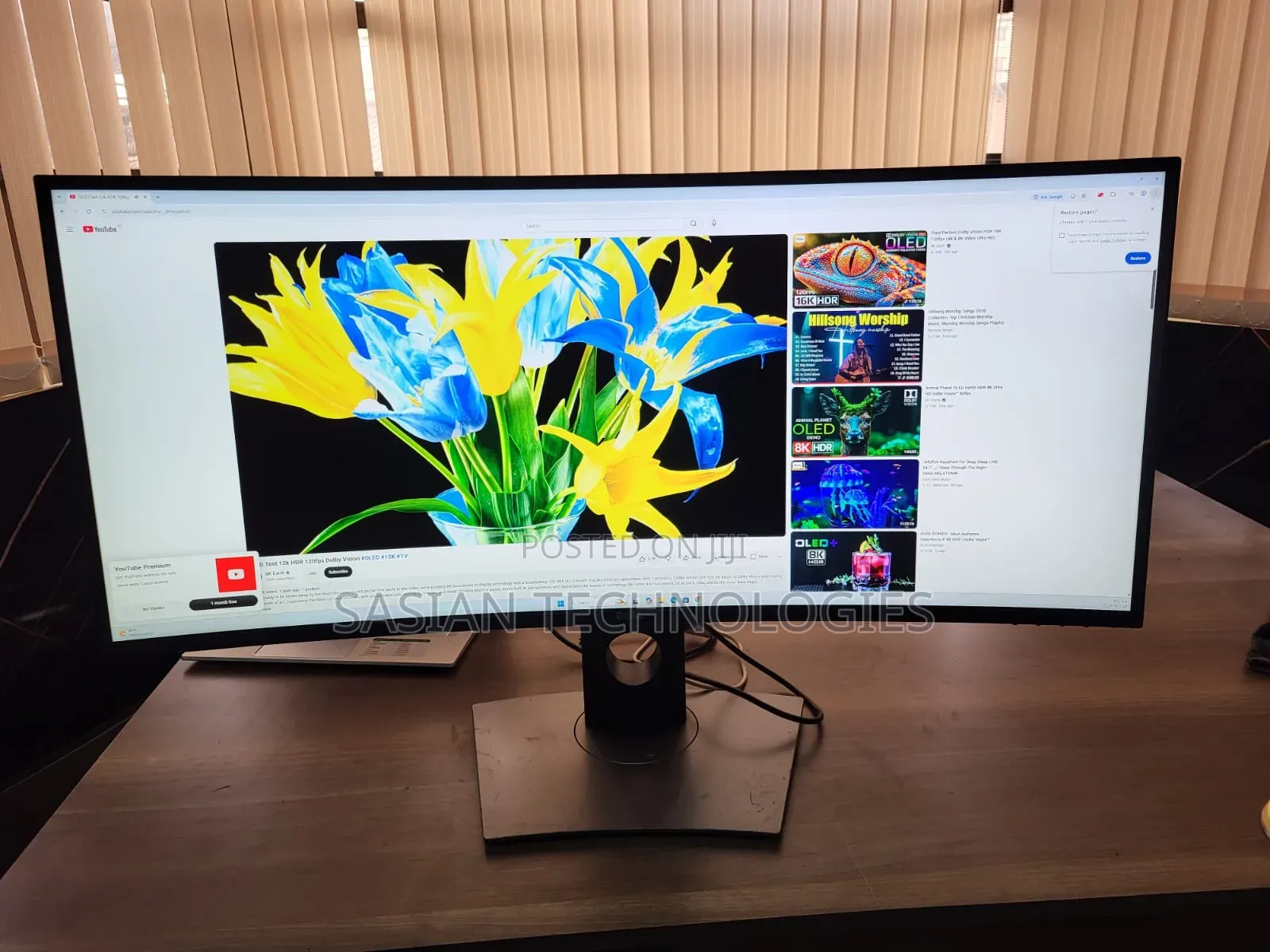 Dell 34 Inches Curved Monitor