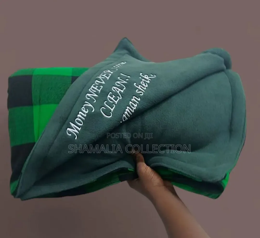 Maasai Shuka With Fleece Available