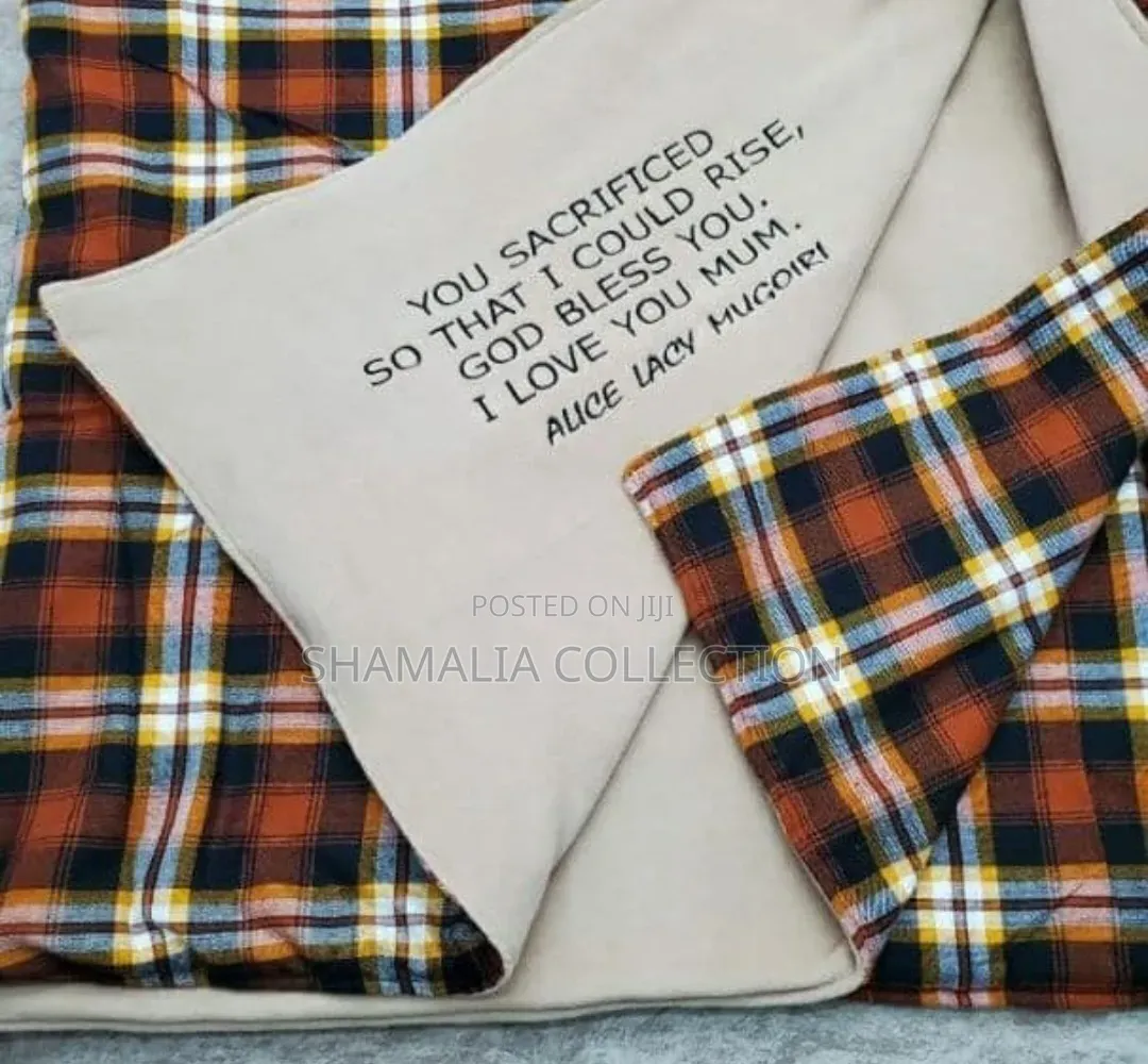 Maasai Shuka With Fleece Available