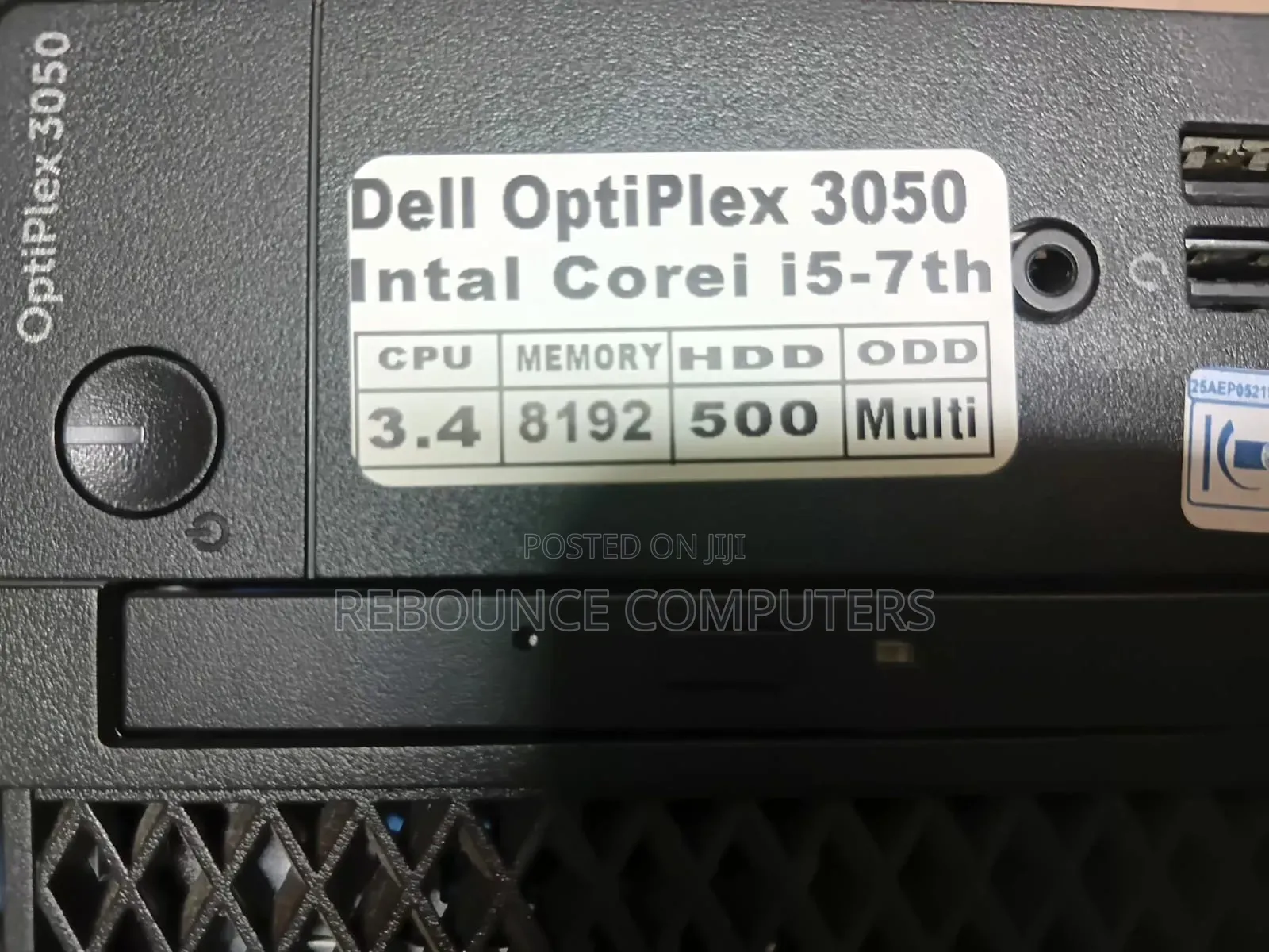 Desktop Computer Dell OptiPlex 3050 8GB Intel Core i5 HDD 500GB