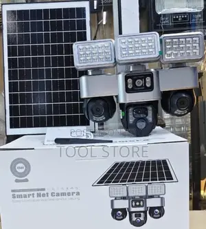 4G Triple-Lens Solar PTZ CCTV Camera/4g Solar Security Camera & Lights