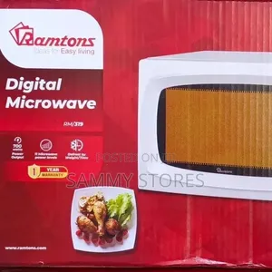 Ramtons RM Digital Microwave – 20L Capacity, 700W, Easy Touch Controls