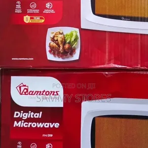 Ramtons RM Digital Microwave – 20L Capacity, 700W, Easy Touch Controls