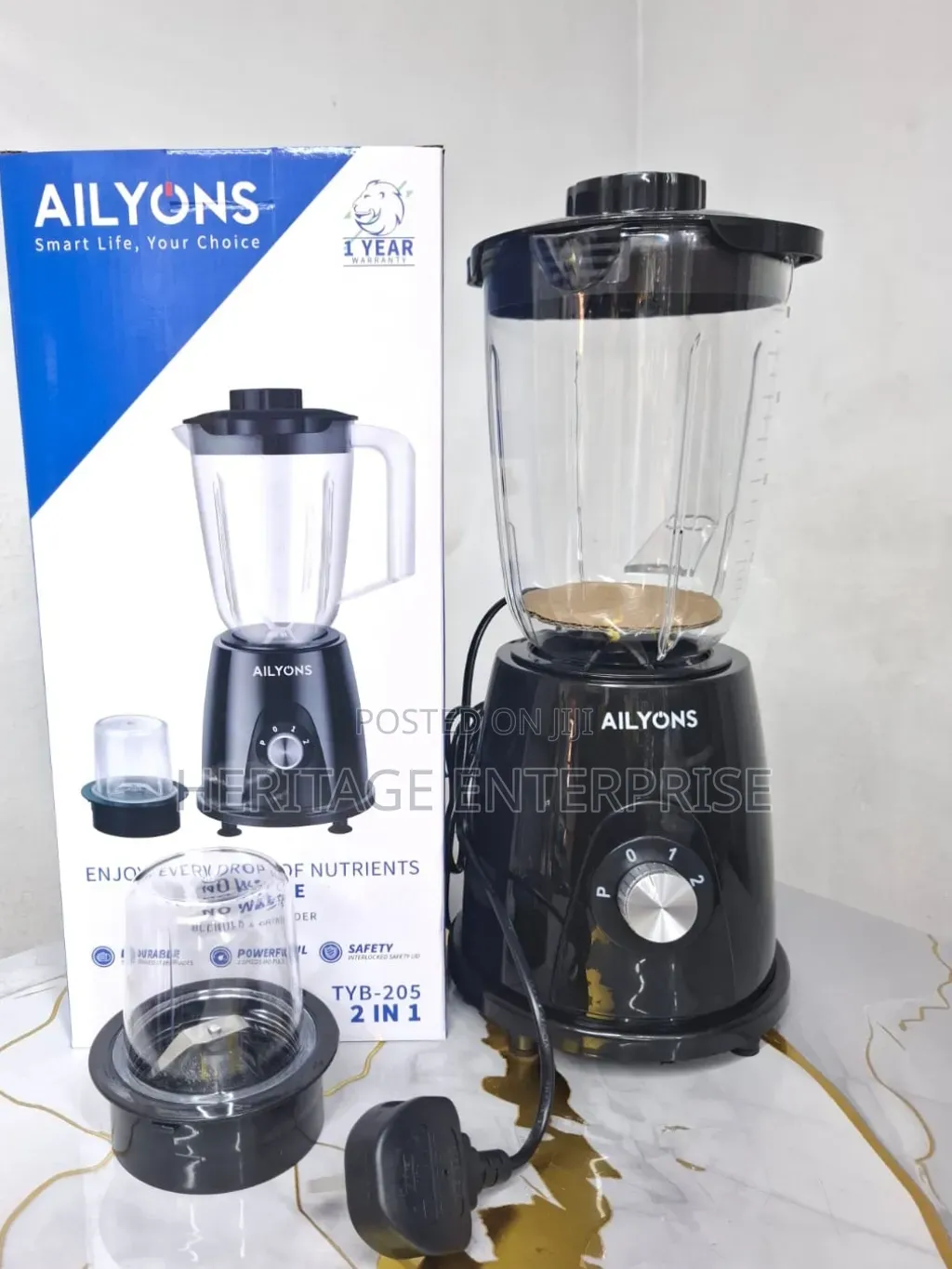 Blender 2 in 1electric Kitchen Blender.