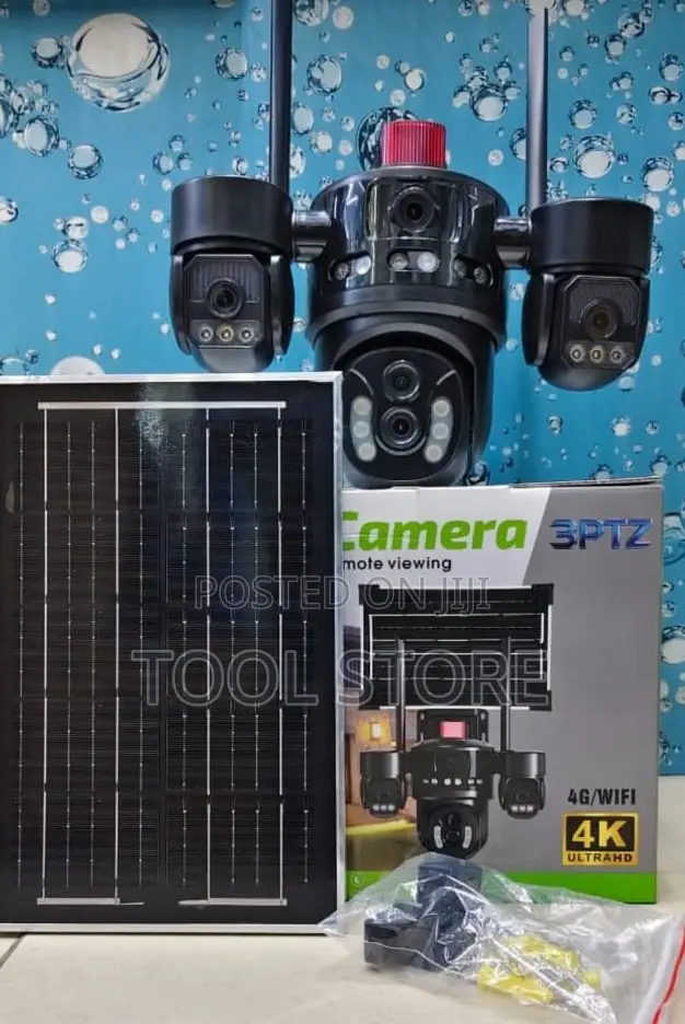 4-Lens Pro 4G Solar Camera/4g Multi-Lens Solar Security CCTV Camera