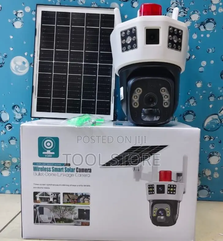 DualLens 4G PTZ 360° Solar CCTV Camera/4g Solar Security Camera &Alarm