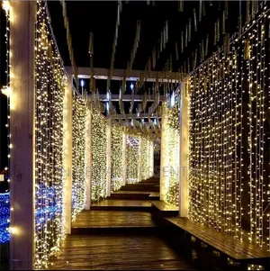 300 LED Window Curtain Lights ☆ Waterproof – Perfect for Indoor