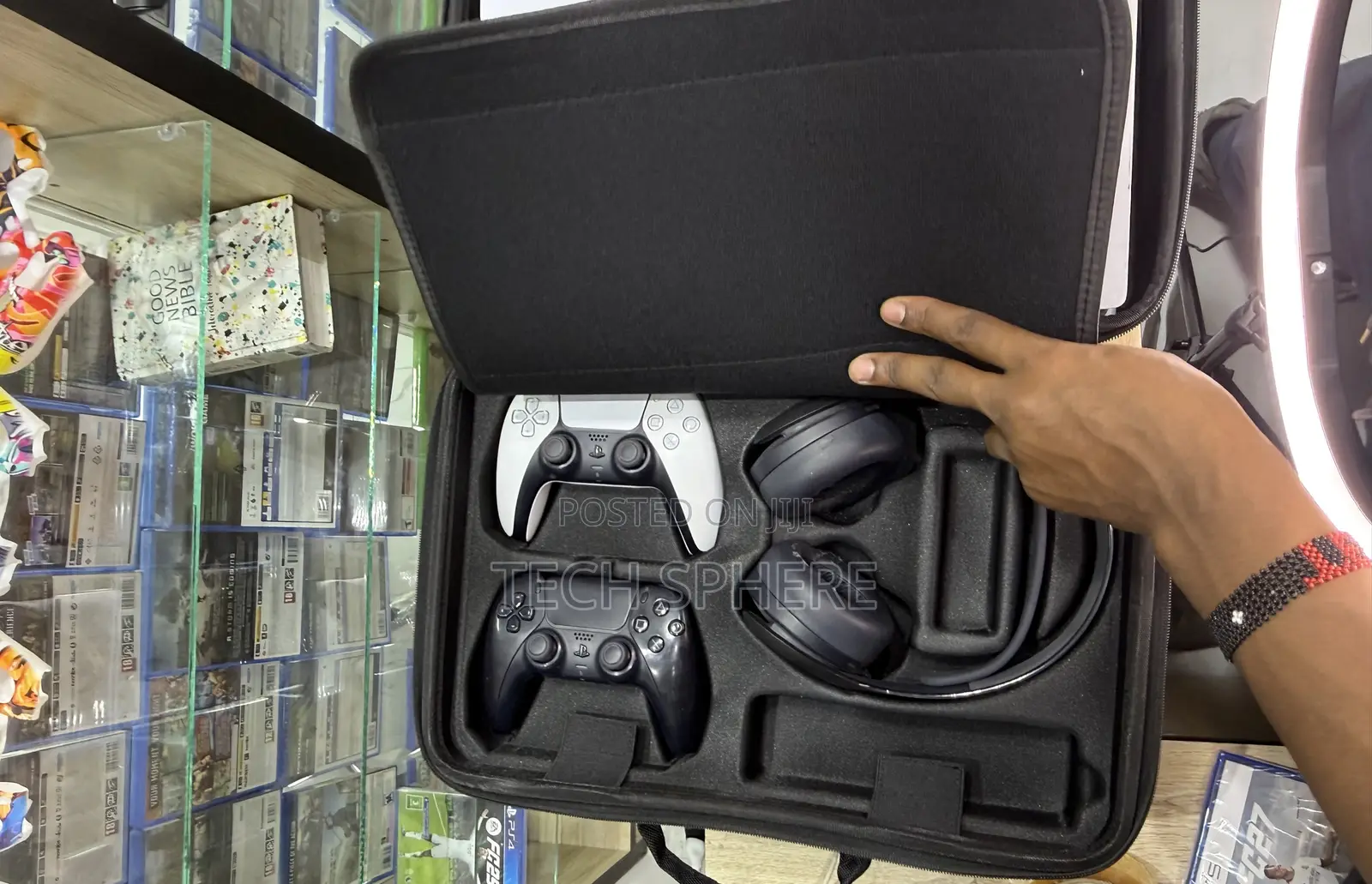 Ps5 Standard Black Sling Bag