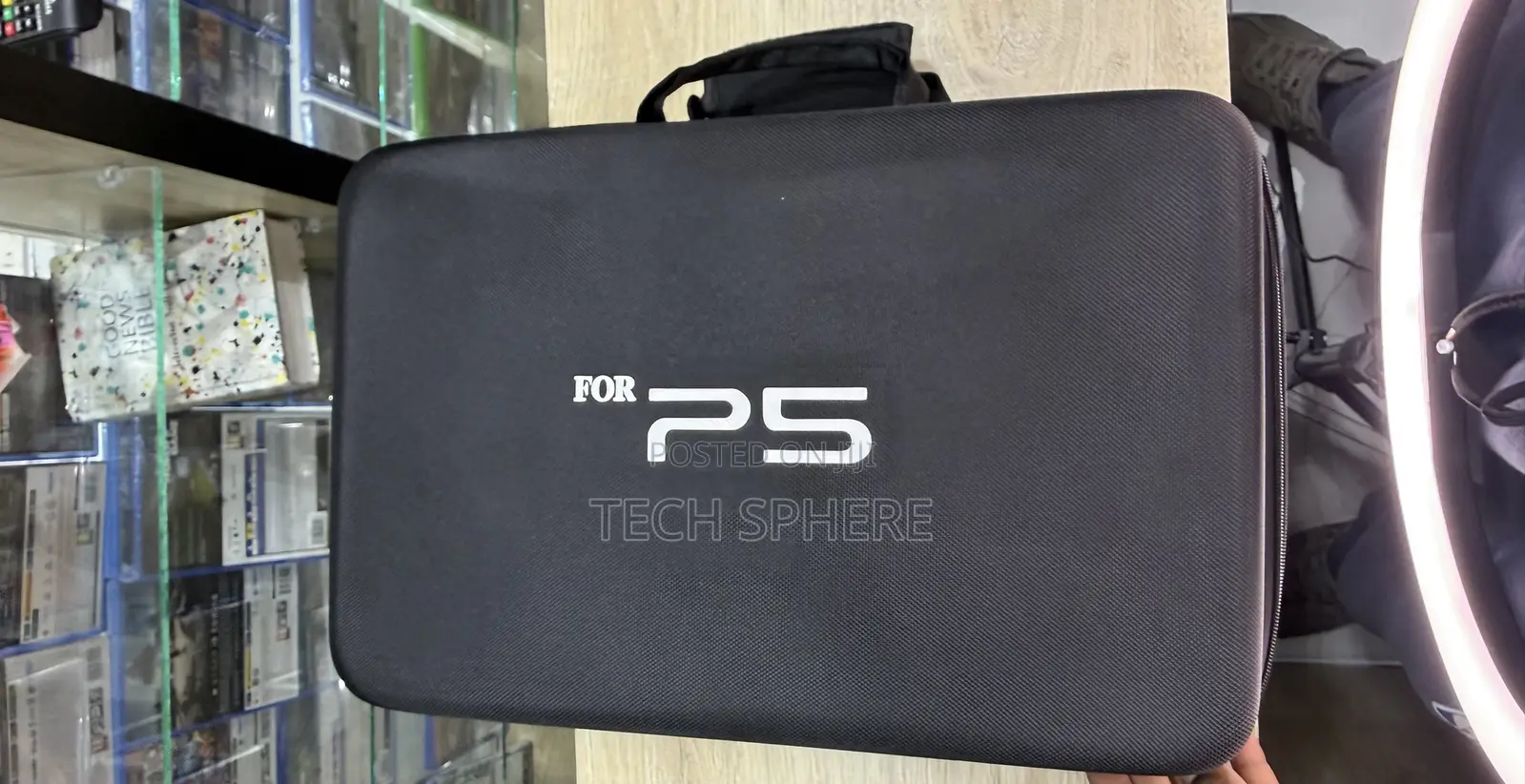 Ps5 Standard Black Sling Bag