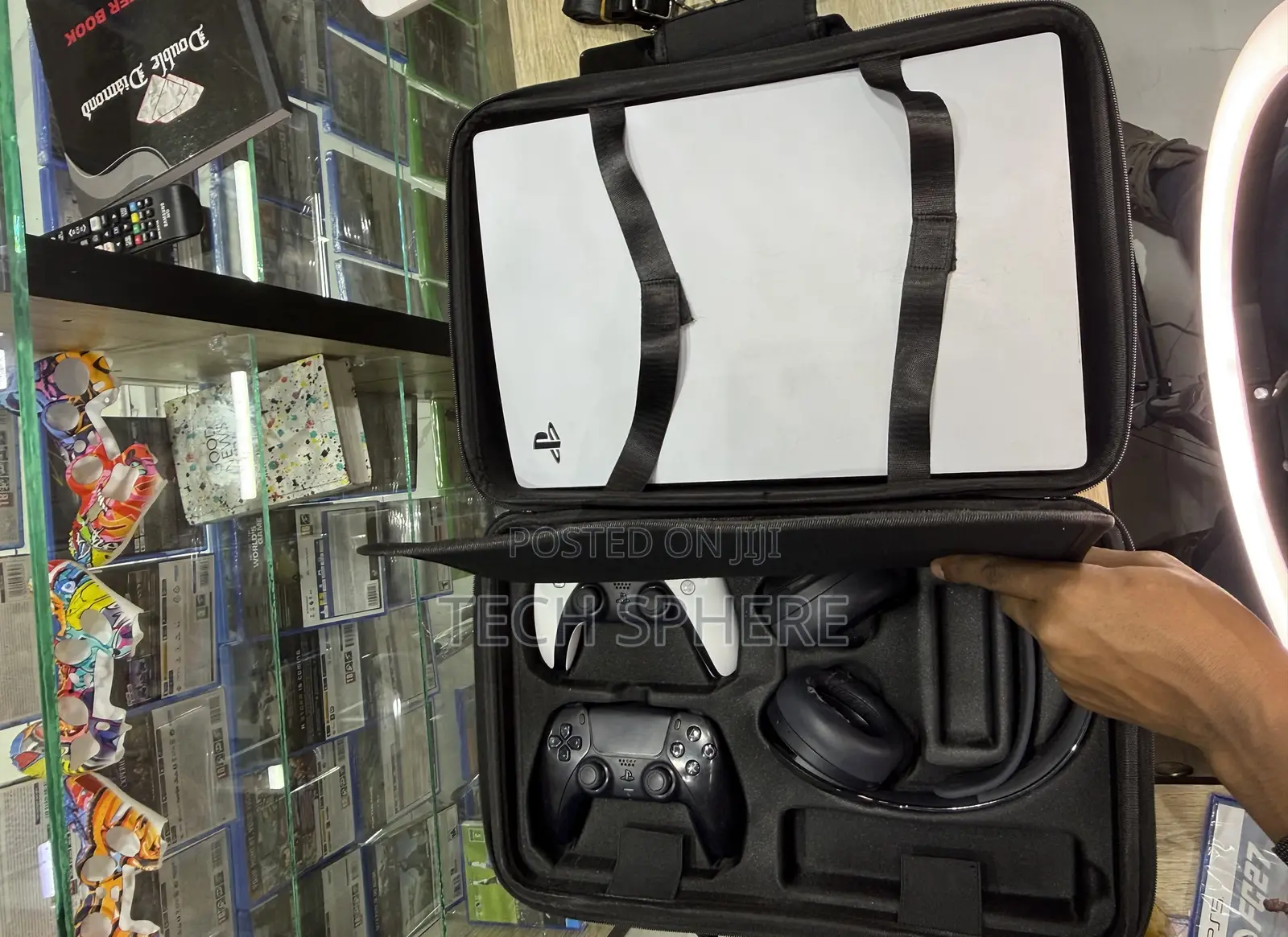 Ps5 Standard Black Sling Bag
