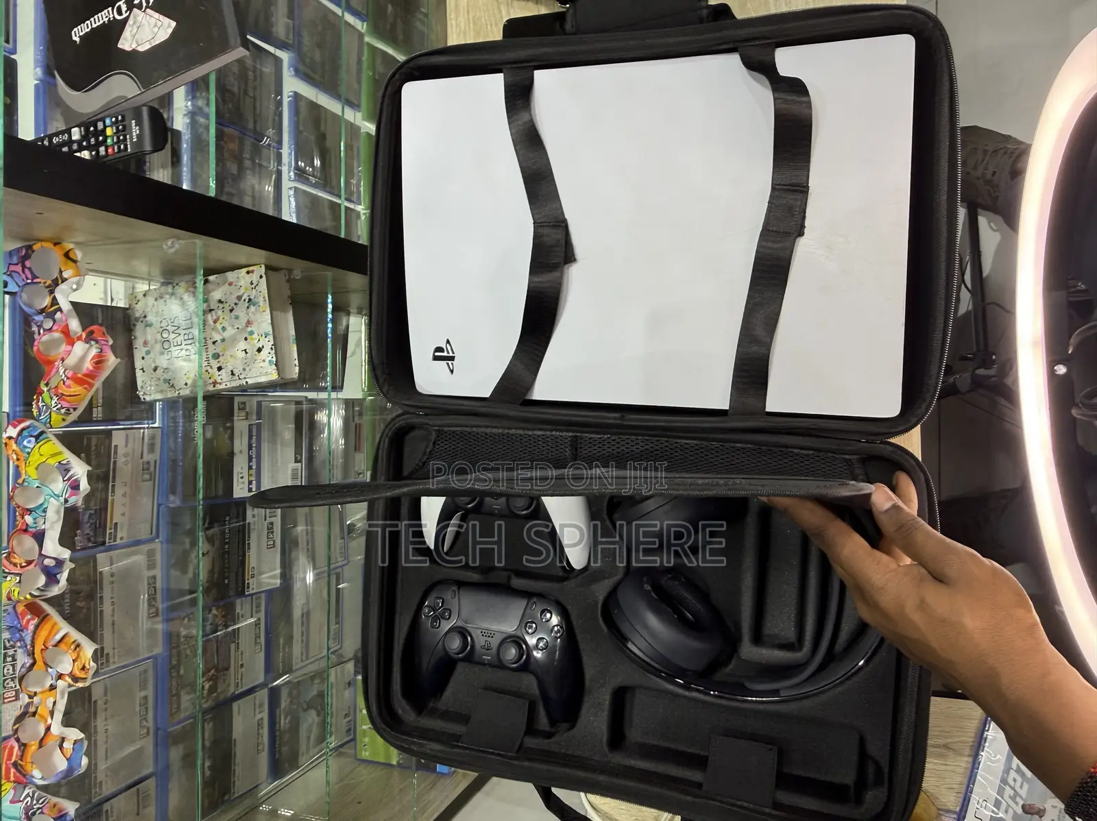 Ps5 Standard Black Sling Bag