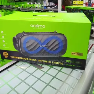 Oraimo Space Bluetooth Speaker – Deep Bass, RGB Lights Fast Charge