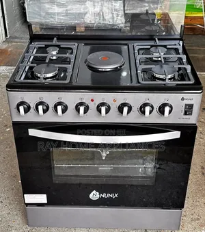 60*80cm Nunix 4gas +1 Electric Standing Cooker With Electric Oven