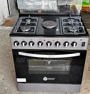 60*80cm Nunix 4gas +1 Electric Standing Cooker With Electric Oven