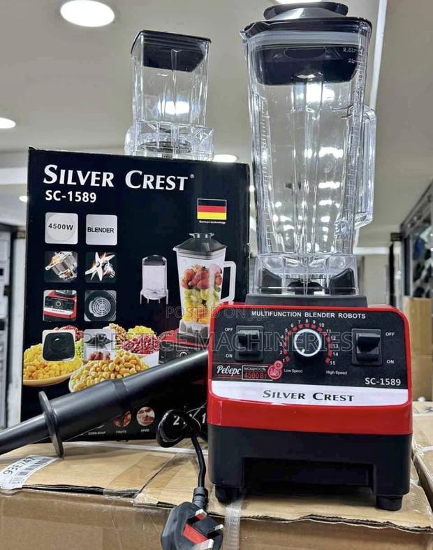 Commercial Silver Crest Blender - main view
