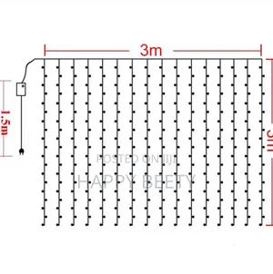 300 LED Window Curtain Lights ☆ Waterproof –
