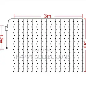 300 LED Window Curtain Lights ☆ Waterproof –
