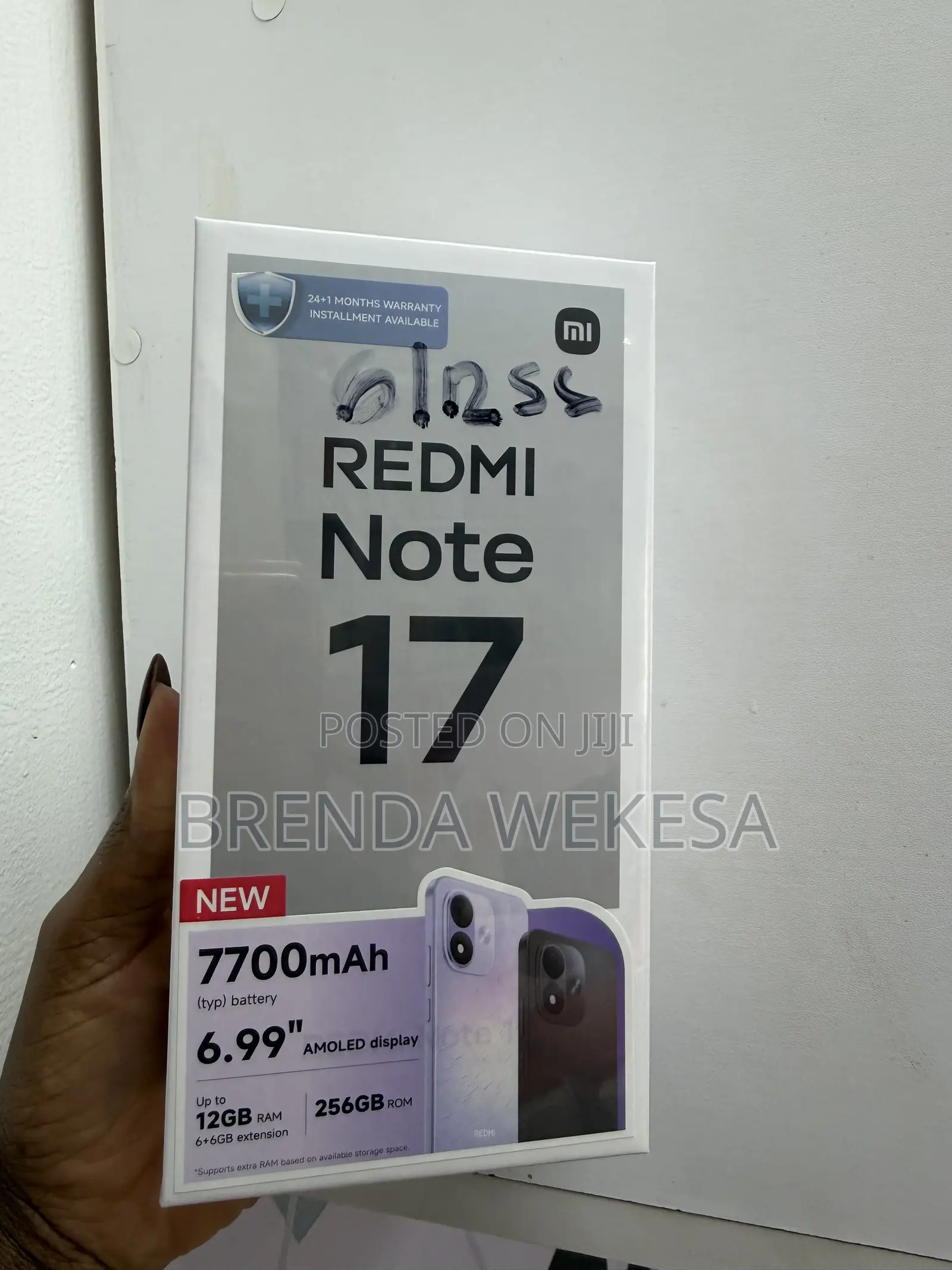 New Xiaomi Redmi Note 17 256 GB Black