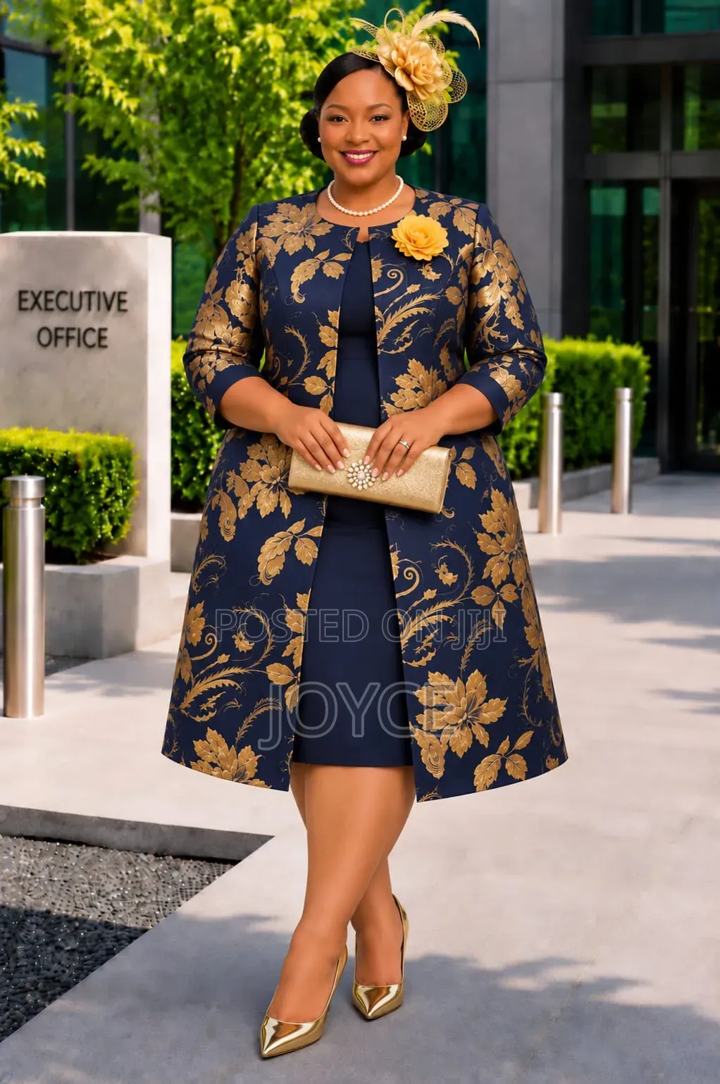 Sleeved Dress and Long Coat