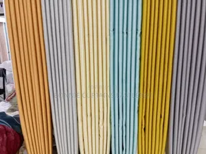 Black. Yellow. Blue High Quality Curtains for Guests Rooms