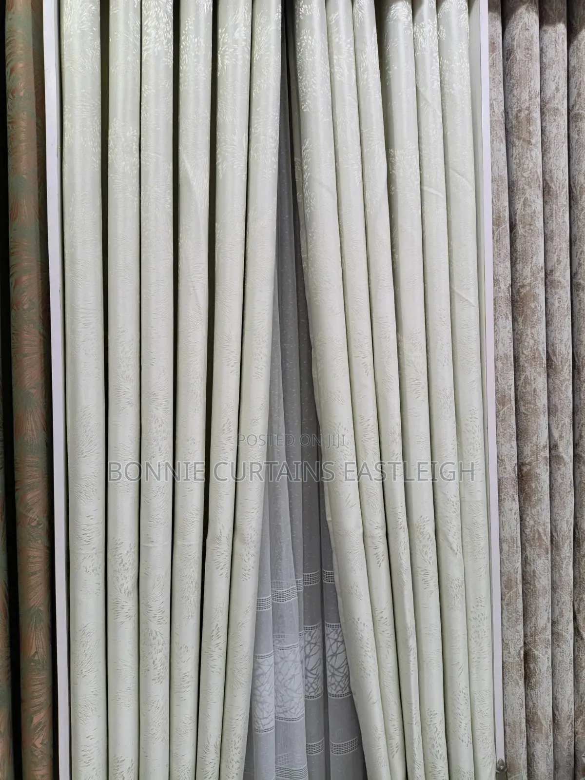 Cream and Gold High Class Curtains for Apartments