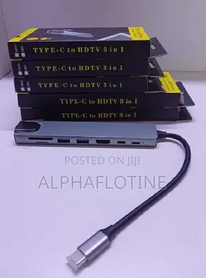 Type-C 5 in 1 Multiport Hub Adapte