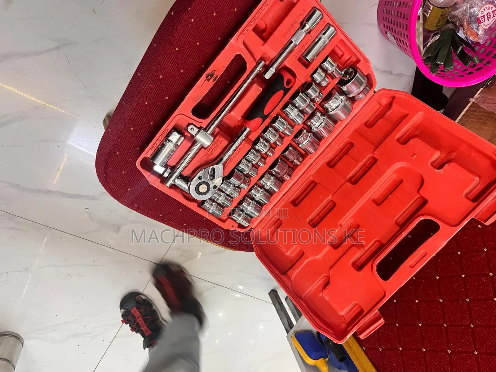 Socket Box Spanner Ratchet Set
