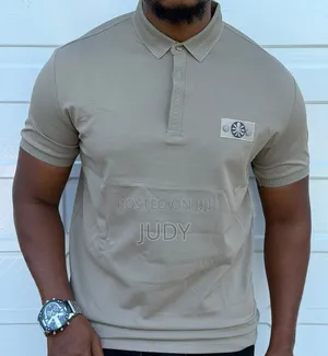 Men’s Stone Island Style Polo T-Shirt – Premium Quality