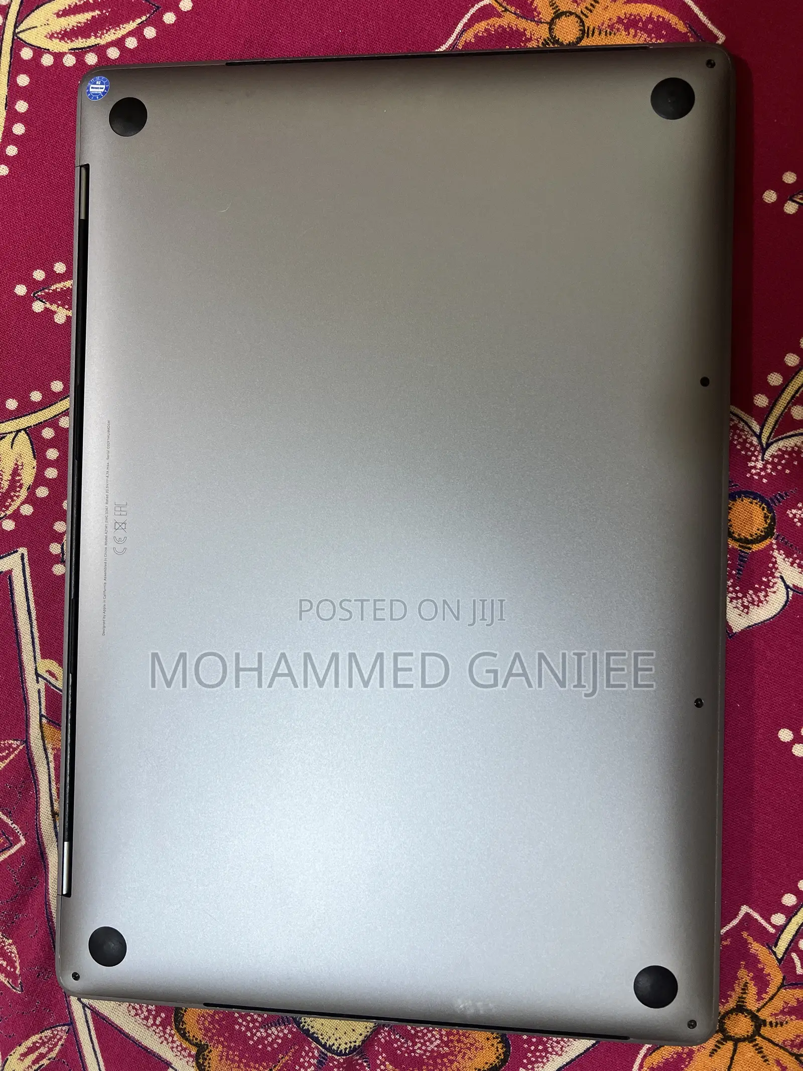 Laptop Apple MacBook Pro 2019 16GB Intel Core i7 SSD 512GB